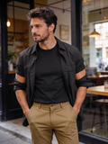 Attache Field Tee - Black