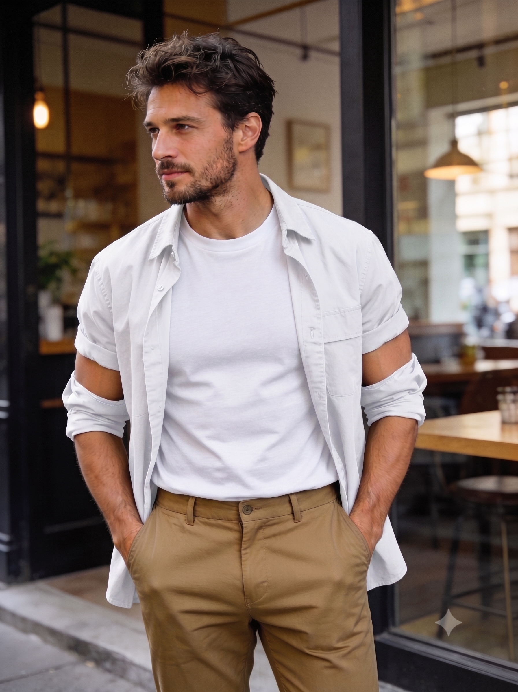 Attache Field Tee - White